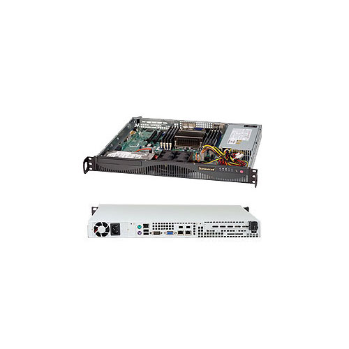 голяма снимка на SM 1U CSE-512F-441B BLACK
