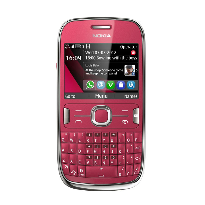 голяма снимка на NOKIA 302 GLOBUL BG P RED