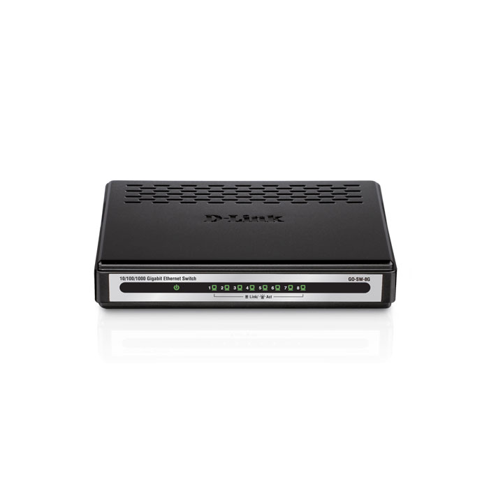 голяма снимка на D-LINK GO-SW-8G 1000TP/8 PORT