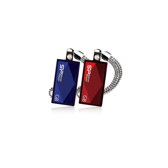 голяма снимка на 8GB USB TOUCH 810 SILICON PWR