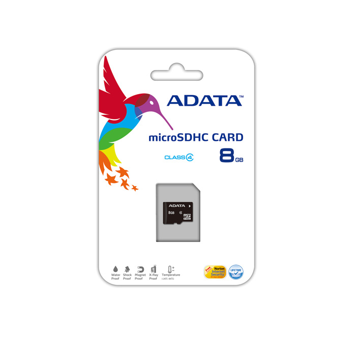 голяма снимка на 8GB SDMICRO ADATA CL4