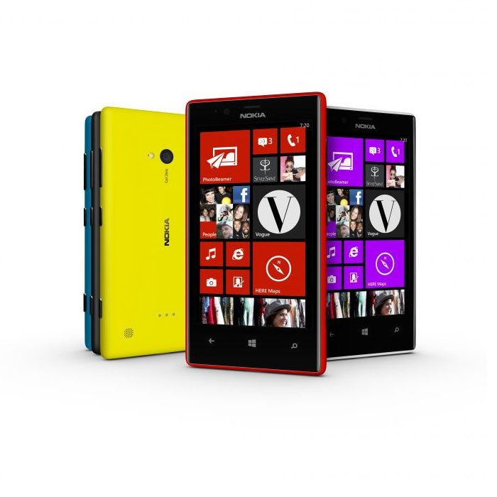 голяма снимка на NOKIA LUMIA 720 BG YELLOW