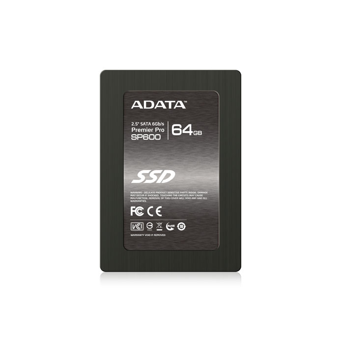 голяма снимка на ADATA SSD SP600 64G /SATA 6GB
