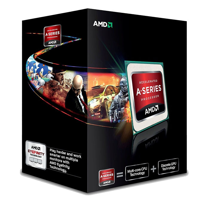 голяма снимка на AMD A8-7650K X4/3.3GH/FM2+/BOX