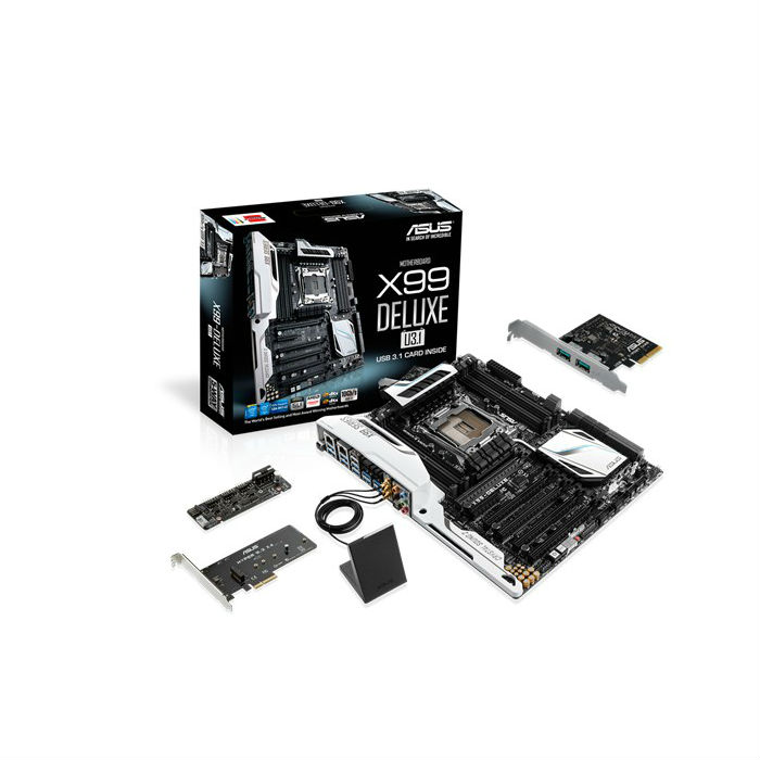 голяма снимка на ASUS X99-DELUXE/U3.1