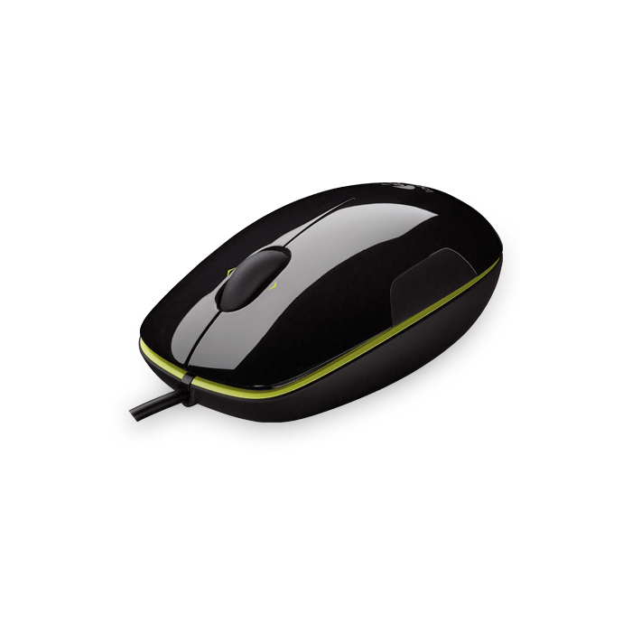 голяма снимка на LOGITECH M150 LASER BK/GREEN