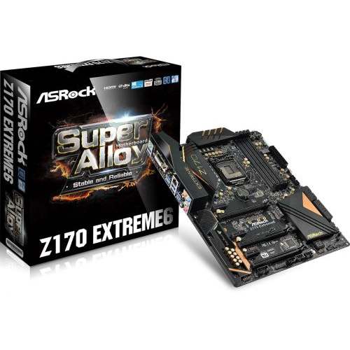 голяма снимка на ASROCK Z170 Extreme6 LGA1151