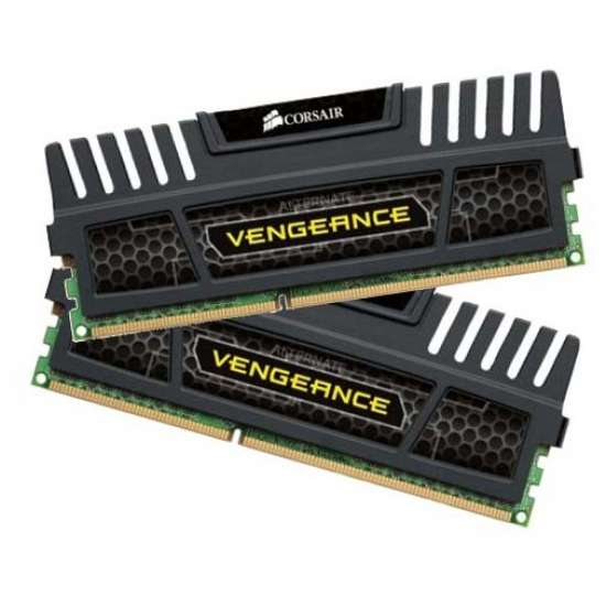 голяма снимка на CORSAIR 2x4GB Vengeance DDR3 1600Mhz 1.5V CL8