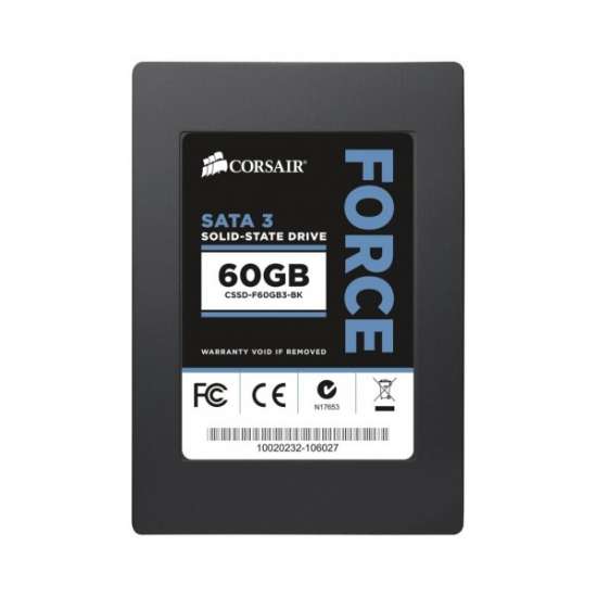 голяма снимка на Corsair SSD 60GB 2.5 Force 3