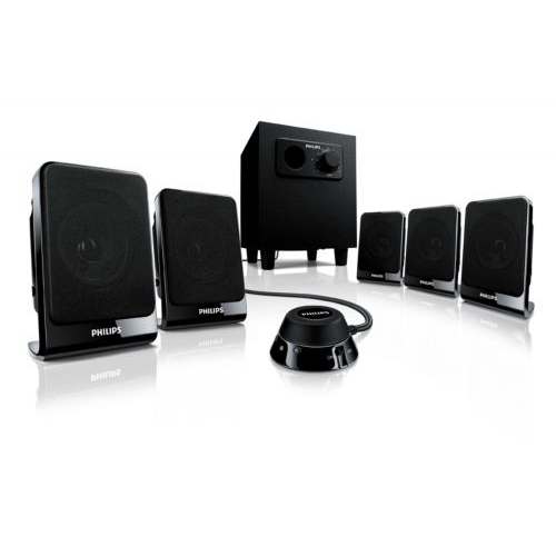 голяма снимка на PHILIPS 5.1 Speakers 90W RMS 35W 5.1