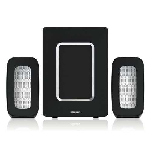 голяма снимка на PHILIPS 2.1 Speakers 60W RMS 12W+2x9W