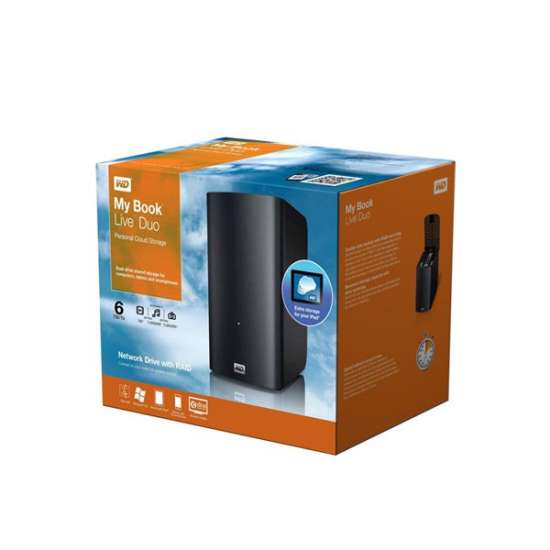 голяма снимка на WD NAS MyBook Live Duo 2x3TB RAID