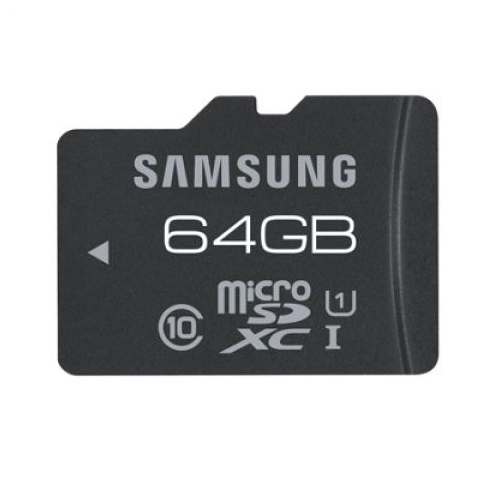 голяма снимка на Samsung MicroSD card Pro series 64GB  Class10 UHS1