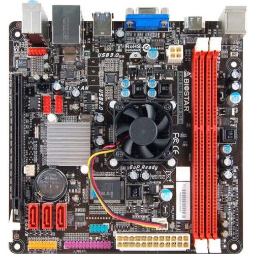 голяма снимка на BIOSTAR A68I-350 DELUXE R2.0