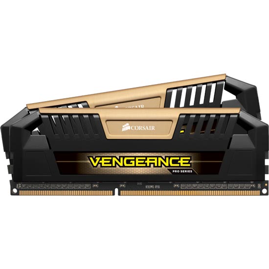 голяма снимка на Corsair DDR3 1600MHz 8GB 2x240 CL9 Vengeance Pro Gold