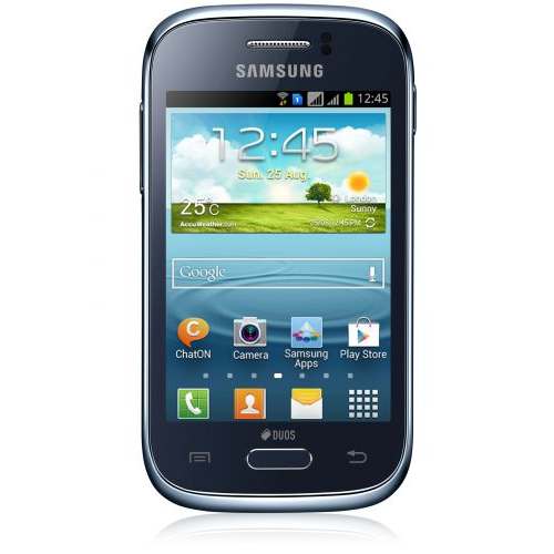 голяма снимка на Smartphone Samsung GTS6312 GALAXY Young Duos Blue