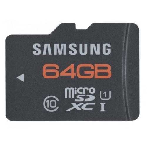 голяма снимка на Samsung MicroSD 64GB Class 10 UHS1
