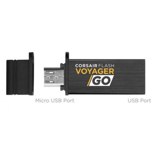 голяма снимка на Corsair Voyager GO 64GB micro and USB3.0 CMFVG-64GB-EU
