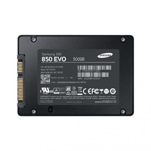 голяма снимка на SSD Samsung 850 EVO Series 500 GB