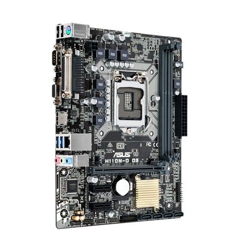 голяма снимка на ASUS H110M-D D3 H110 DDR3 LGA1151