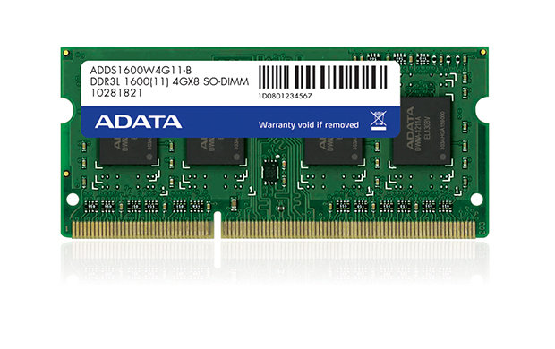 голяма снимка на 8G DDR3L 1600 ADATA SODIMM