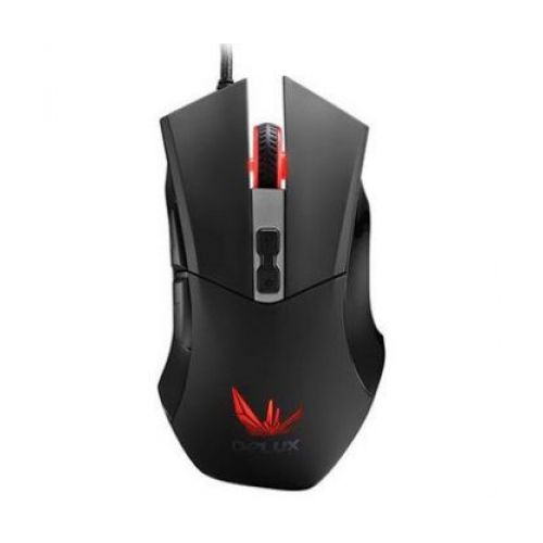 голяма снимка на Mouse DELUX DLM555 Gaming 1000dpi USB Black