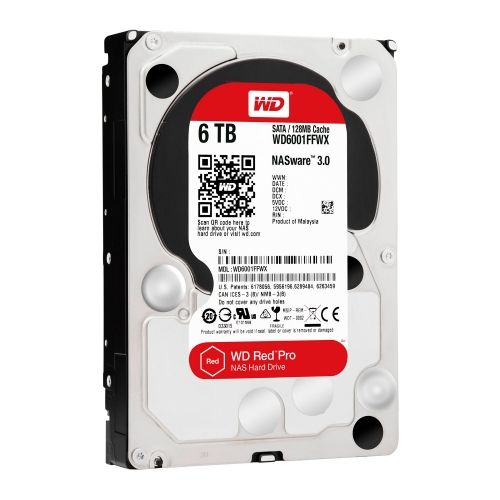голяма снимка на HDD WD 6TB Red PRO 128MB NAS 5Y WD6001FFWX