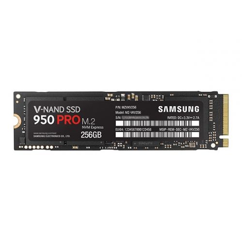голяма снимка на Samsung SSD 950 PRO M2 PCIe 256GB