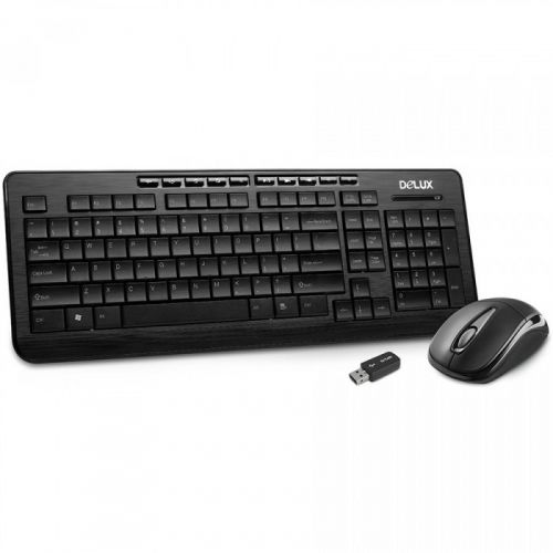 голяма снимка на Keyboard DELUX DLK3100G  Mouse M391GB 1000dpi G01UF Wireless 