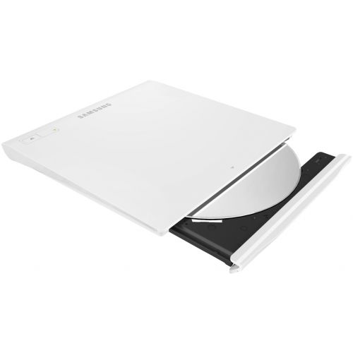 голяма снимка на Samsung External DVD SLIM USB White SE-208GB/RSWDE