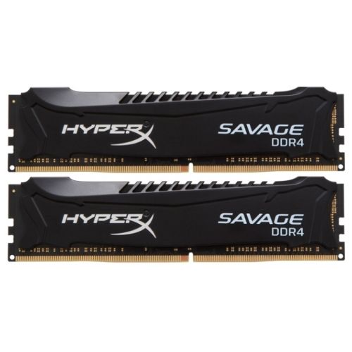 голяма снимка на Kingston 2x4GB 2800MHz DDR4 CL14 1.35V HyperX Savage Black