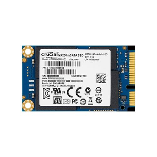 голяма снимка на Crucial MX200 500GB mSATA CT500MX200SSD3