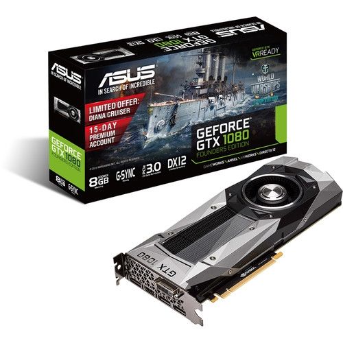 голяма снимка на ASUS GTX1080-8G FOUNDERS EDITION