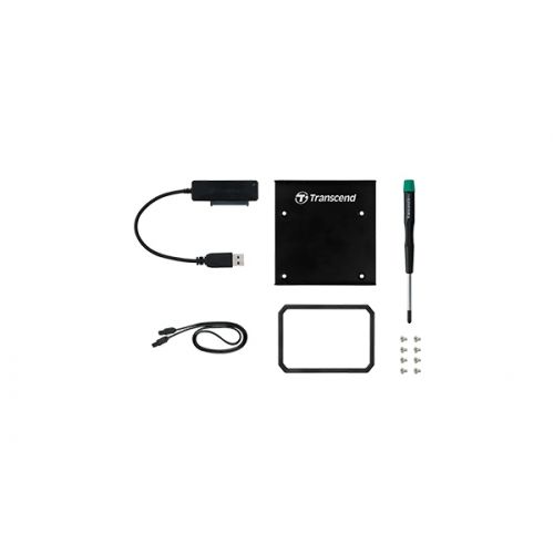 голяма снимка на Transcend SSD Conversion Kit SATA to USB Black TS-CK3