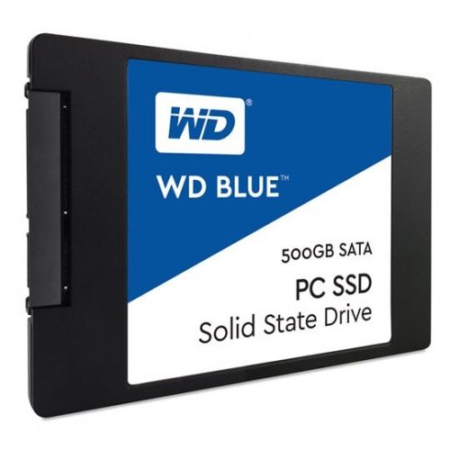 голяма снимка на SSD WD Blue 500GB SATA III TLC WDS500G1B0A