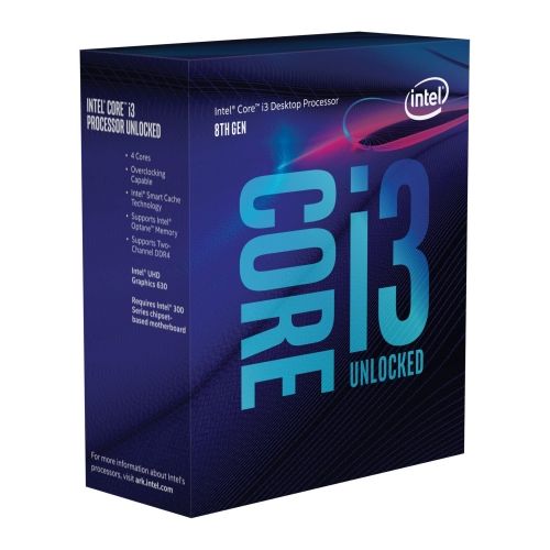 голяма снимка на Intel I3-8350K 4GHZ 8MB LGA1151 BOX