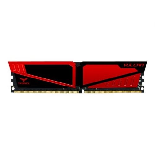 голяма снимка на TEAMGROUP VULKAN Red 2x16GB DDR4 2400MHz TLRED432G2400HC15BDC01
