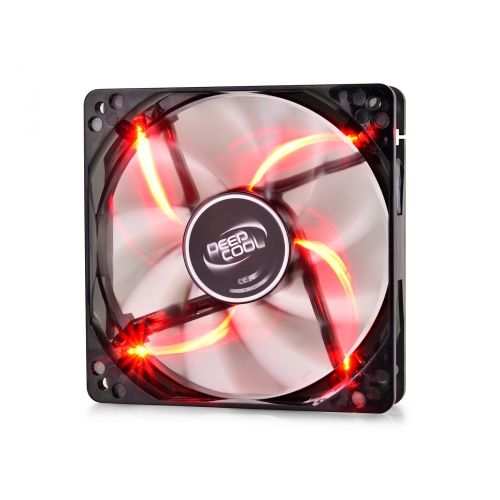 голяма снимка на DeepCool Fan 120mm Red LED WIND BLADE 120 1300rpm