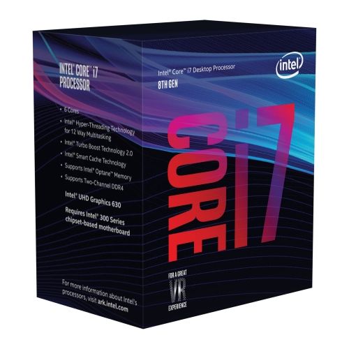 голяма снимка на Intel I7-8700 3.2GHZ 12MB BOX LGA1151
