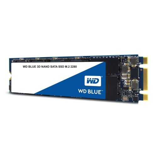 голяма снимка на SSD Western Digital Blue 250GB 3D NAND M.2 SATA WDS250G2B0B