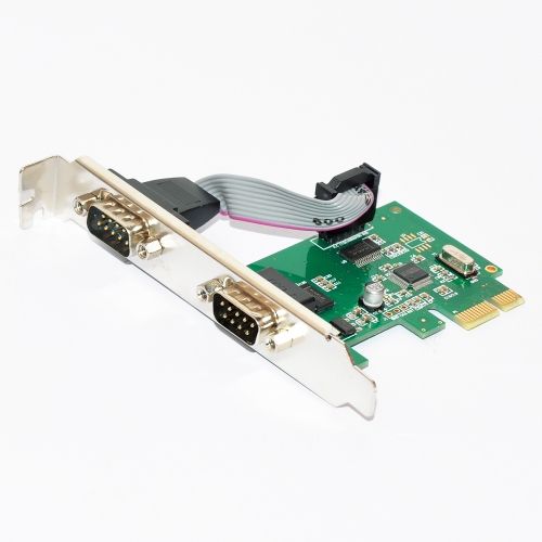 голяма снимка на Makki PCI-E card 2 x Serial port MAKKI-PCIE-2XSERIAL-V1