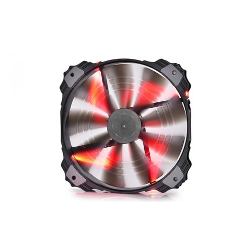 голяма снимка на DeepCool Fan 200mm Red LED XFAN 200RD
