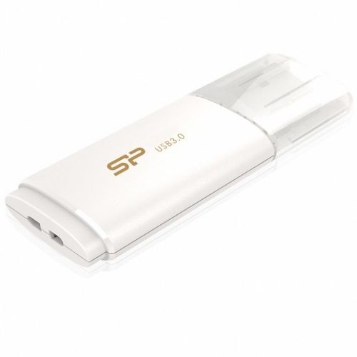 голяма снимка на SILICON POWER USB 3.0 Blaze B06 32GB White SP032GBUF3B06V1W