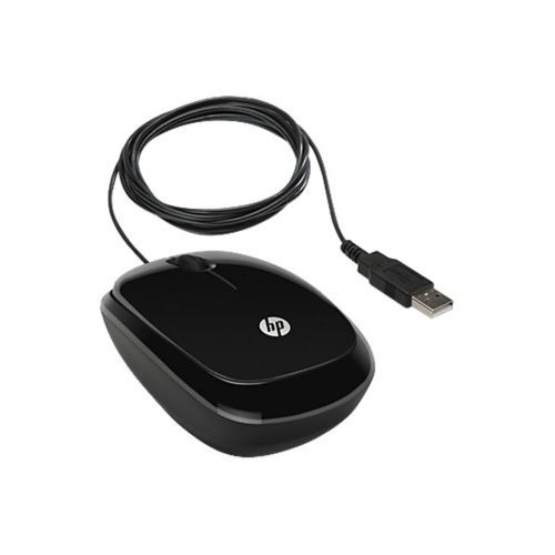 голяма снимка на HP X1200 Wired Black Mouse H6E99AA