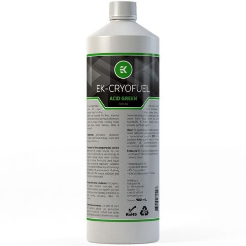 голяма снимка на EKWB EK-CryoFuel Acid Green Premix 900 mL 3831109880227