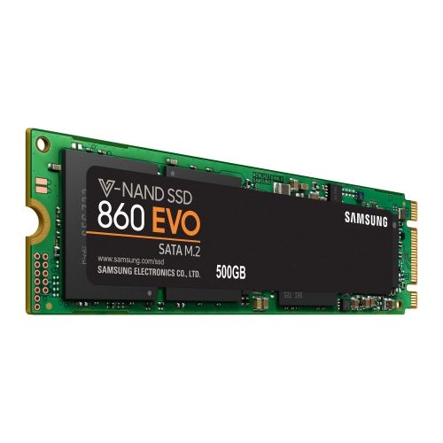 голяма снимка на SSD Samsung 860 EVO 500GB 3D V-NAND M.2 MZ-N6E500BW