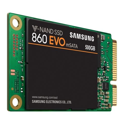 голяма снимка на SSD Samsung 860 EVO 500GB 3D V-NAND mSATA