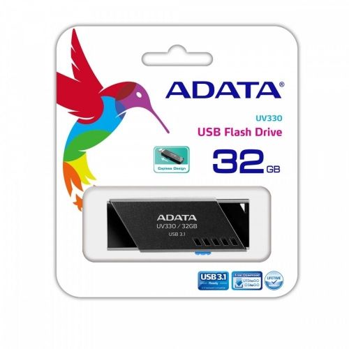 голяма снимка на 32GB USB3 UV330 ADATA BLACK