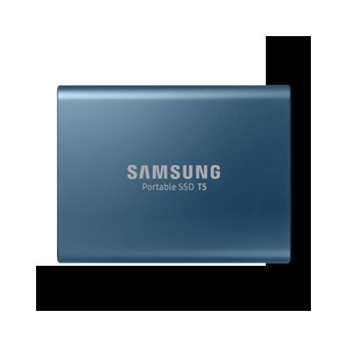 голяма снимка на Samsung Portable SSD T5 500GB Blue MU-PA500B/EU