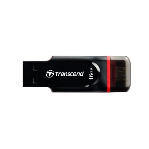 голяма снимка на Transcend 16GB JetFlash 340 USB On-The-Go for TS16GJF340